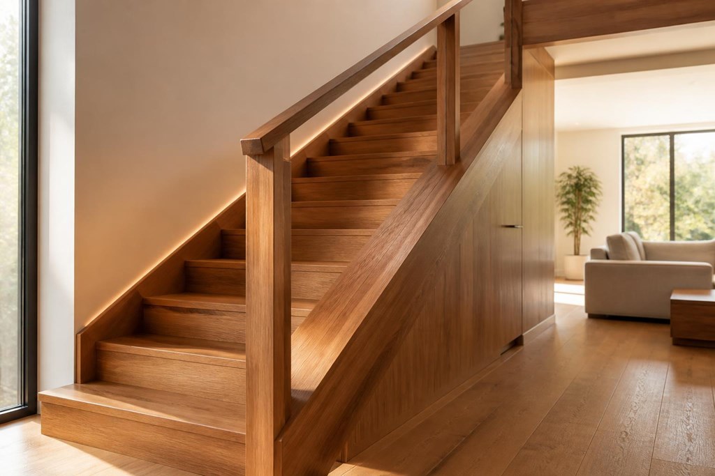 Foto 1 Escaleras de madera a medida personalizadas para interiores en A Coruña