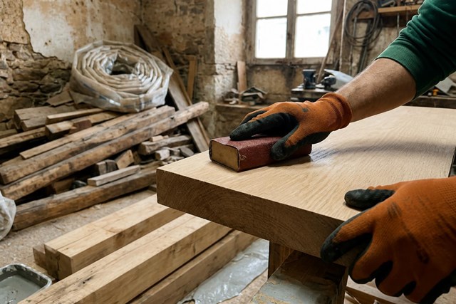 Rehabilitación de suelos de madera antiguos en A Coruña - Imagen 1